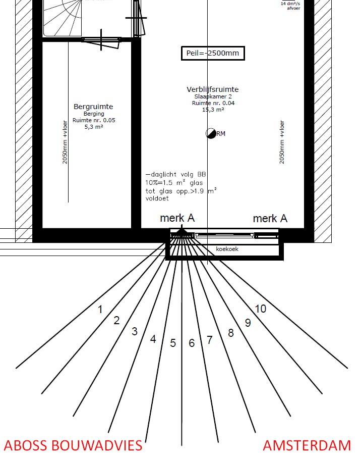 Daglichtberekening woning